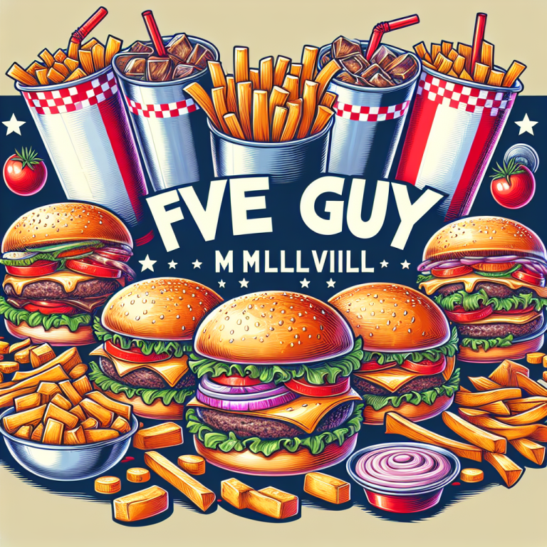 Five Guys Millville Menu