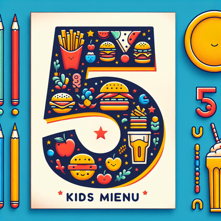 Five Guys Kids Menu