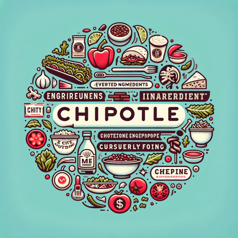 Chipotle Menu Ingredients