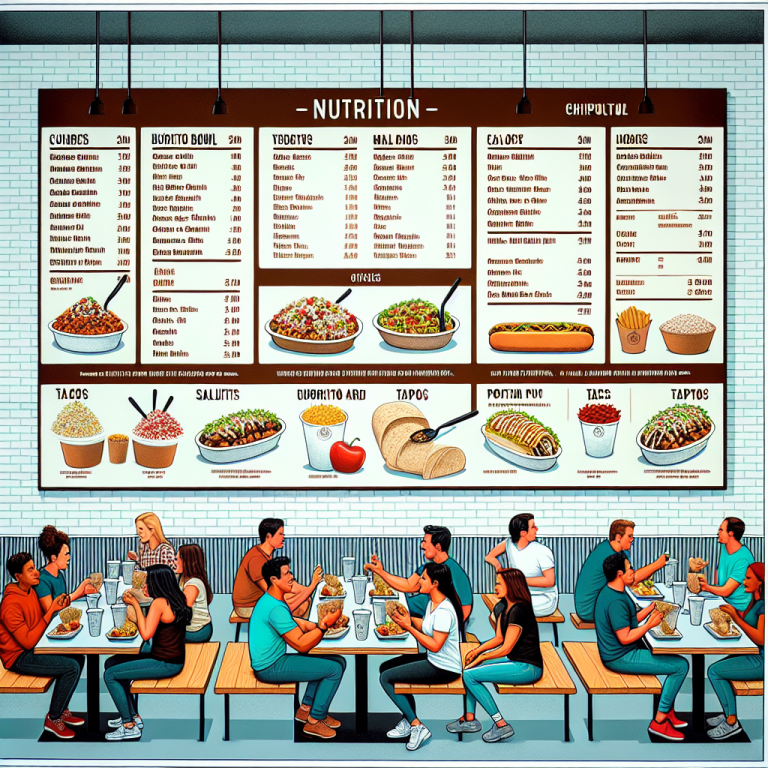 Chipotle Restaurant Menu Nutrition