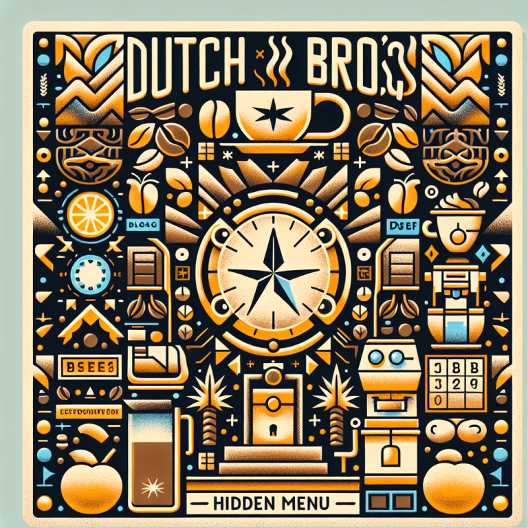 Dutch Bros Hidden Menu