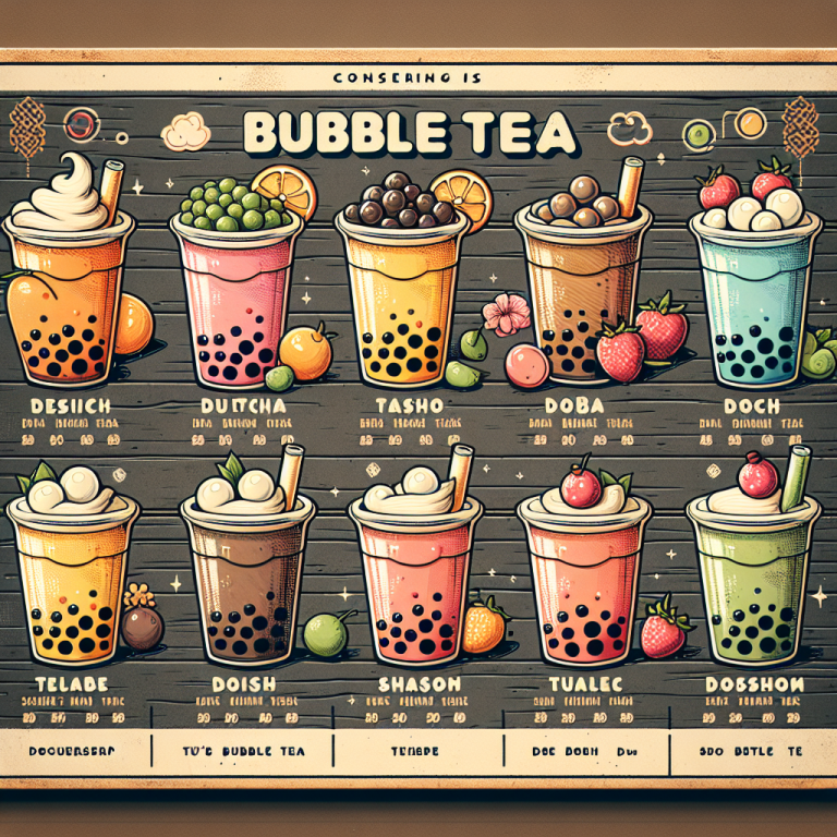 ### Dutch Bros Boba Menu