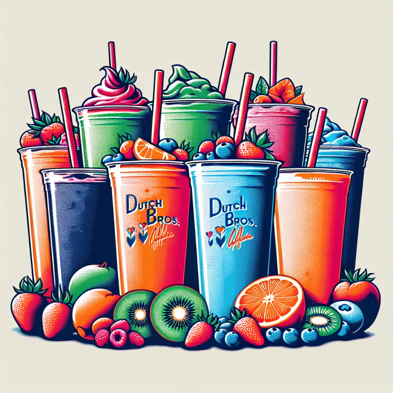 Dutch Bros Smoothie Menu