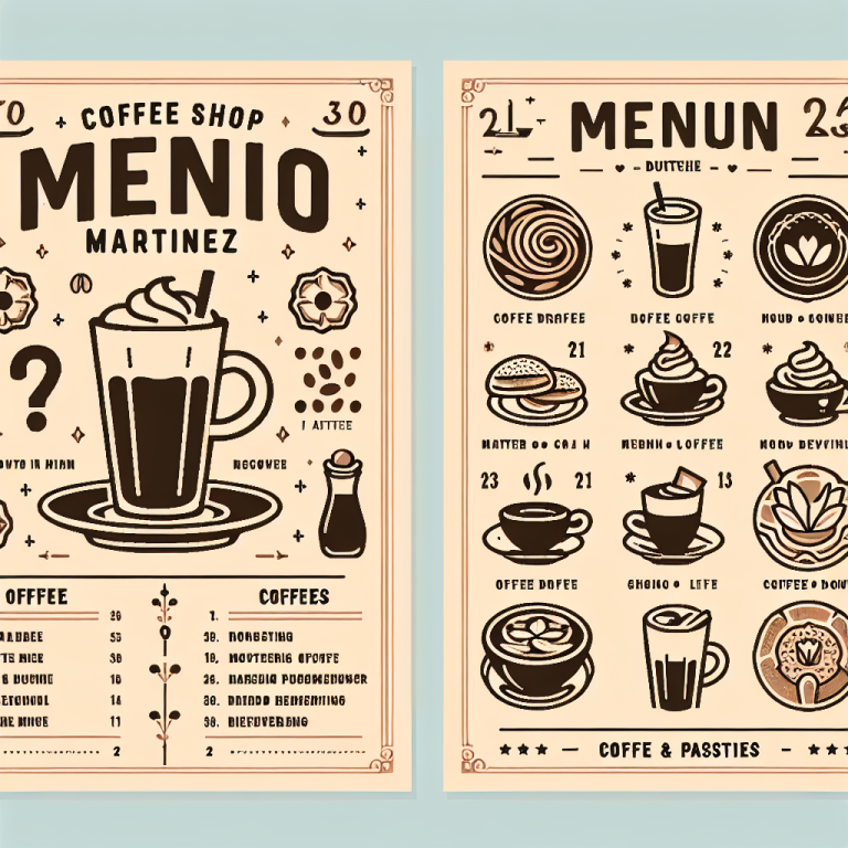 Dutch Bros Coffee Martinez Menu