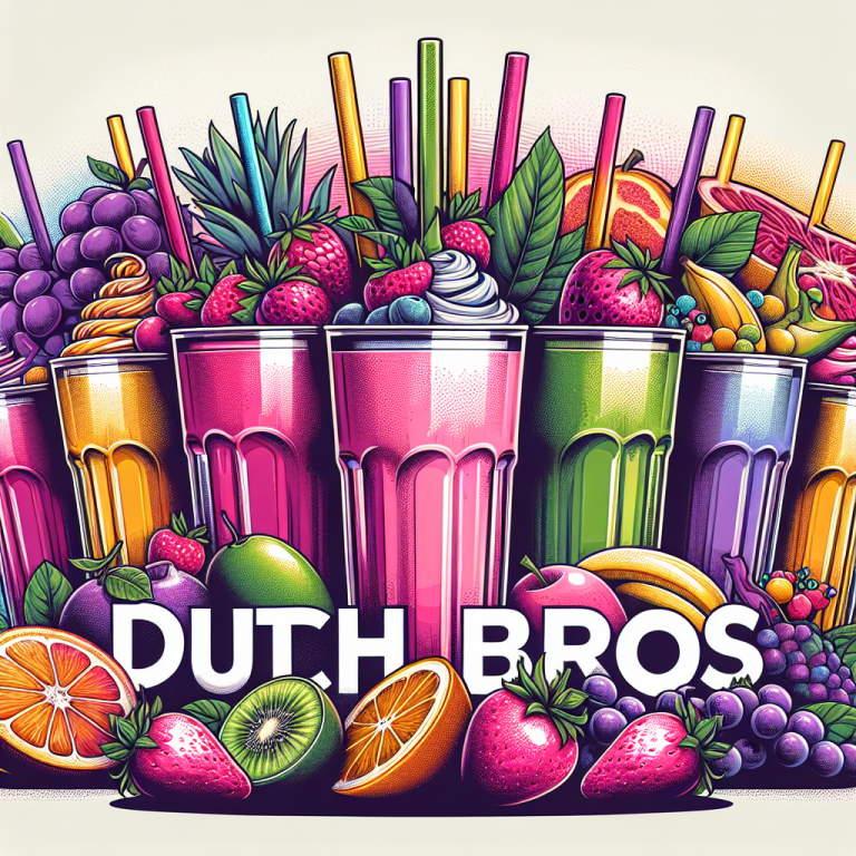 Dutch Bros Smoothies Menu