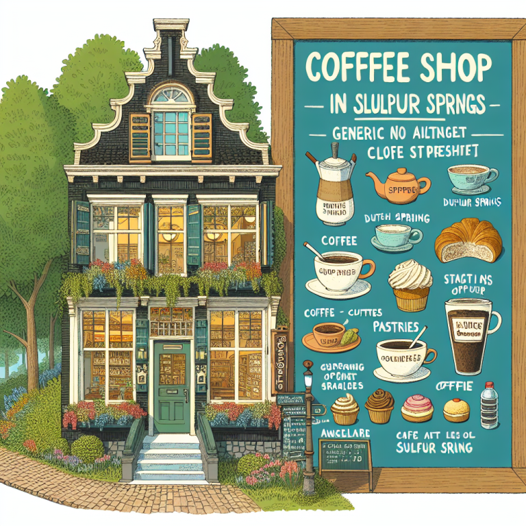 Dutch Bros Coffee Sulphur Springs Menu