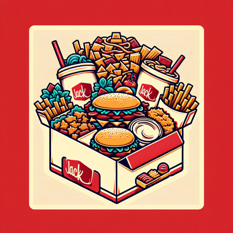 Menu Of Jack In The Box