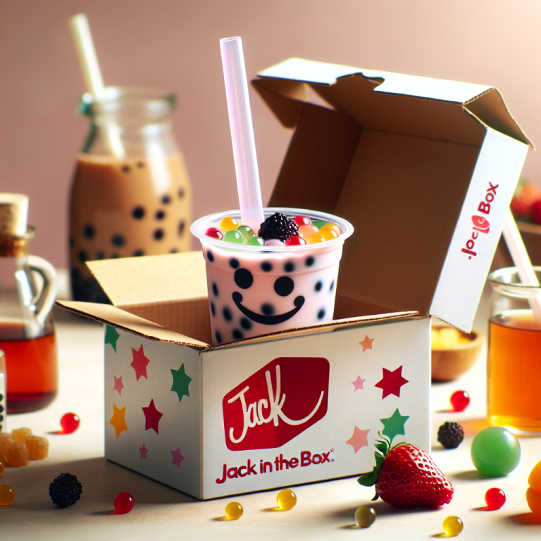 Jack In The Box Menu Boba