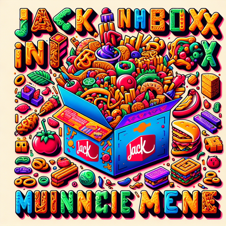 Jack In The Box Munchie Menu