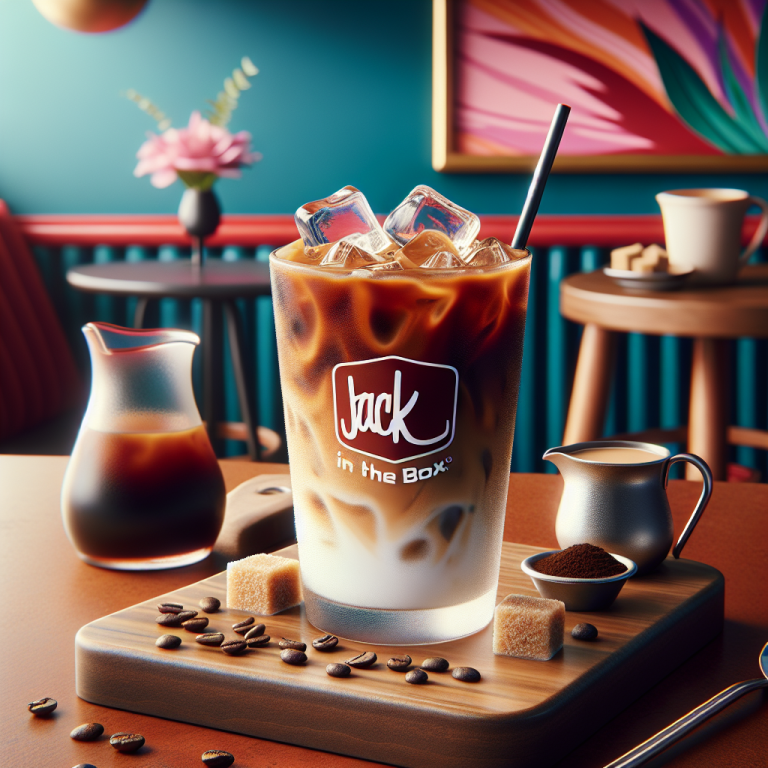 Jack In The Box Iced Coffee Menu