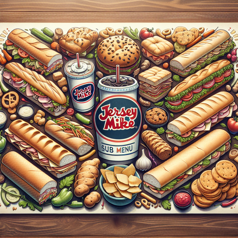 Jersey Mikeʼs Sub Menu