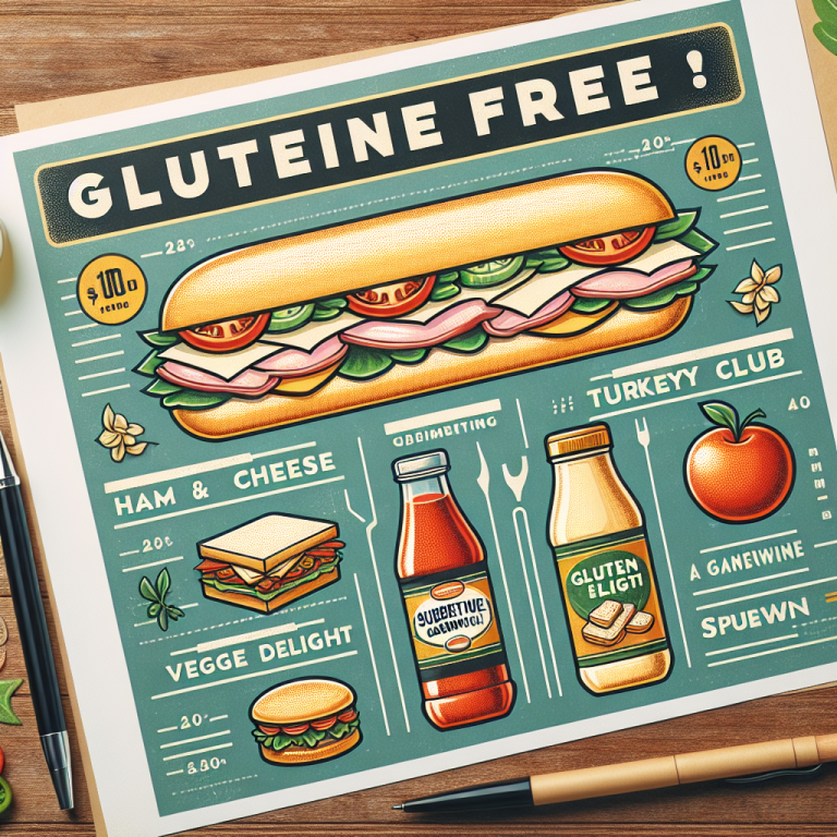 Jersey Mike’s Menu Gluten Free