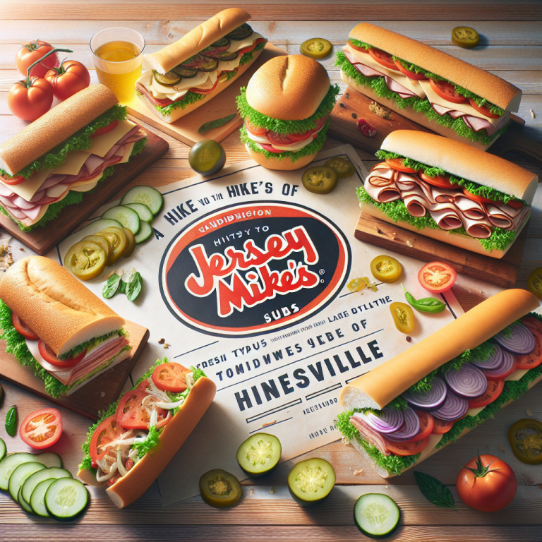 Jersey MikeʼS Subs Hinesville Menu