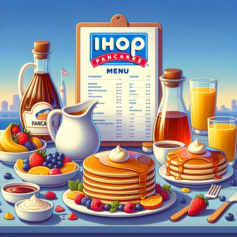 Ihop Pancake Menu