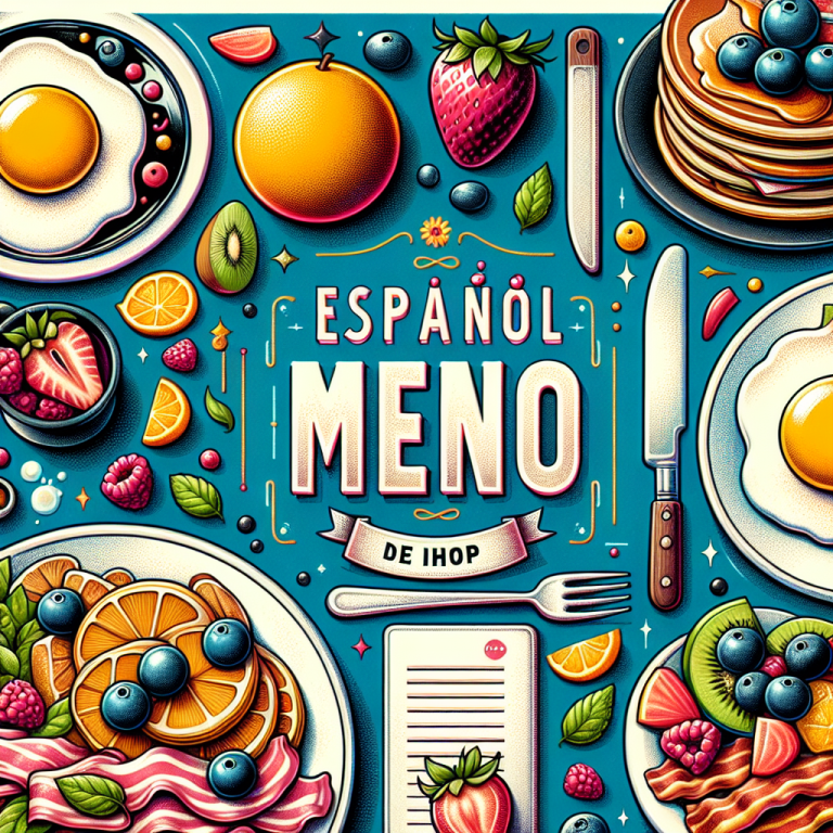 ### Español Menu De Ihop