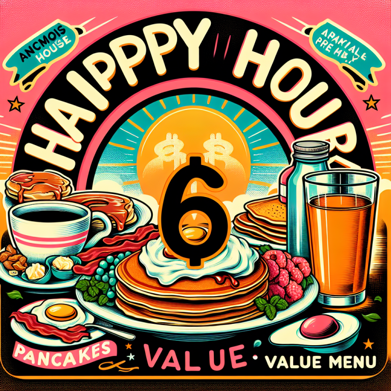 Ihop Happy Hour $6 Dollar Menu