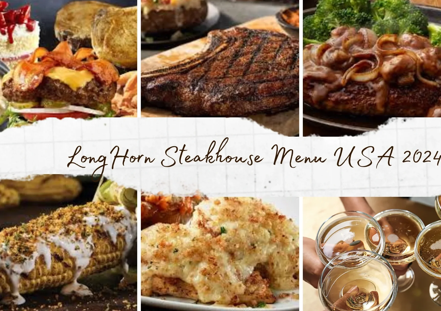 Menu For Longhorn Steakhouse