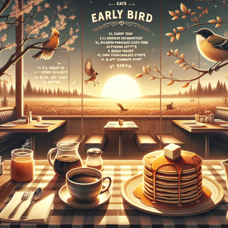 Ihop Early Bird Menu