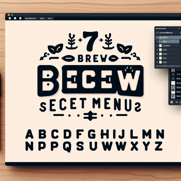 7 Brew Secret Menu First Letter Capital Of Every Word Do Not Use Full Stop