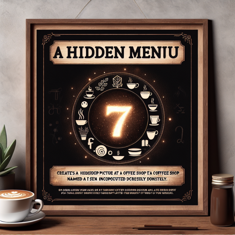 7 Brew Hidden Menu