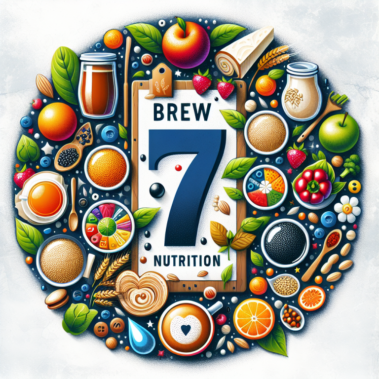 7 Brew Menu Nutrition