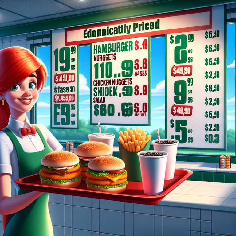 WendyʼS Dollar Menu With Prices