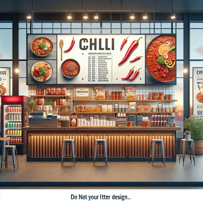 WendyʼS Chili Menu