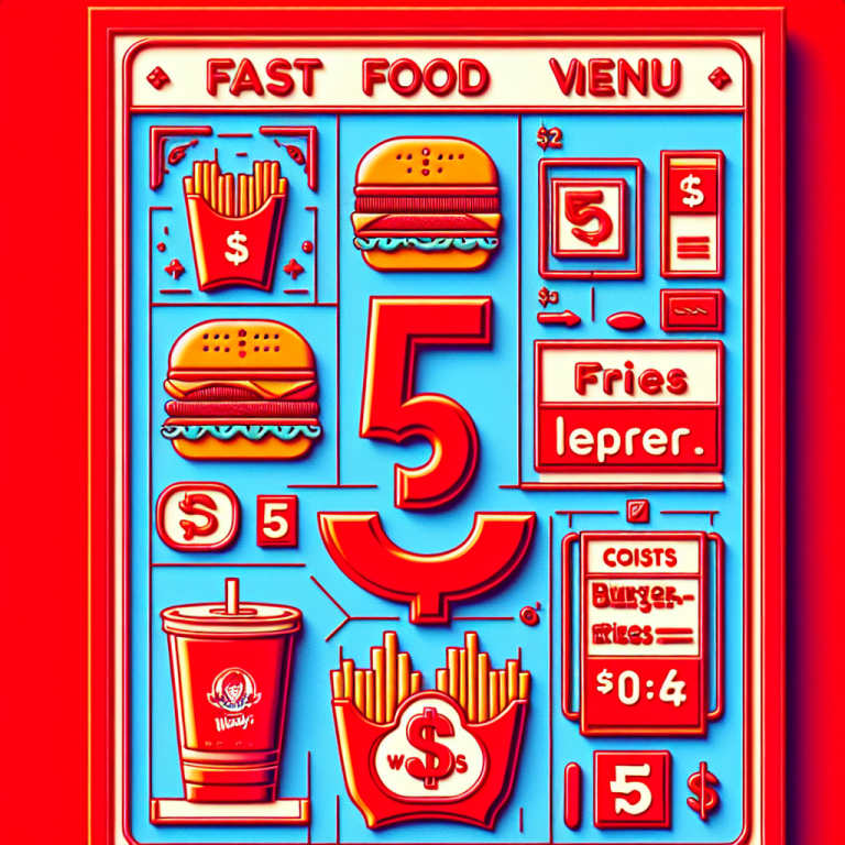 Wendyʼs $5 Menu