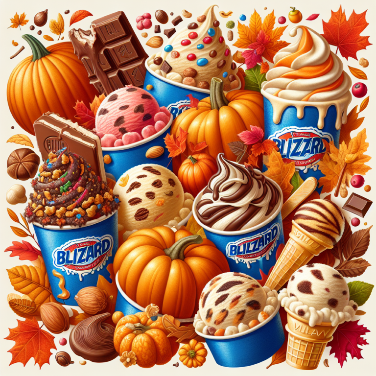 Dairy Queen Fall Blizzard Menu