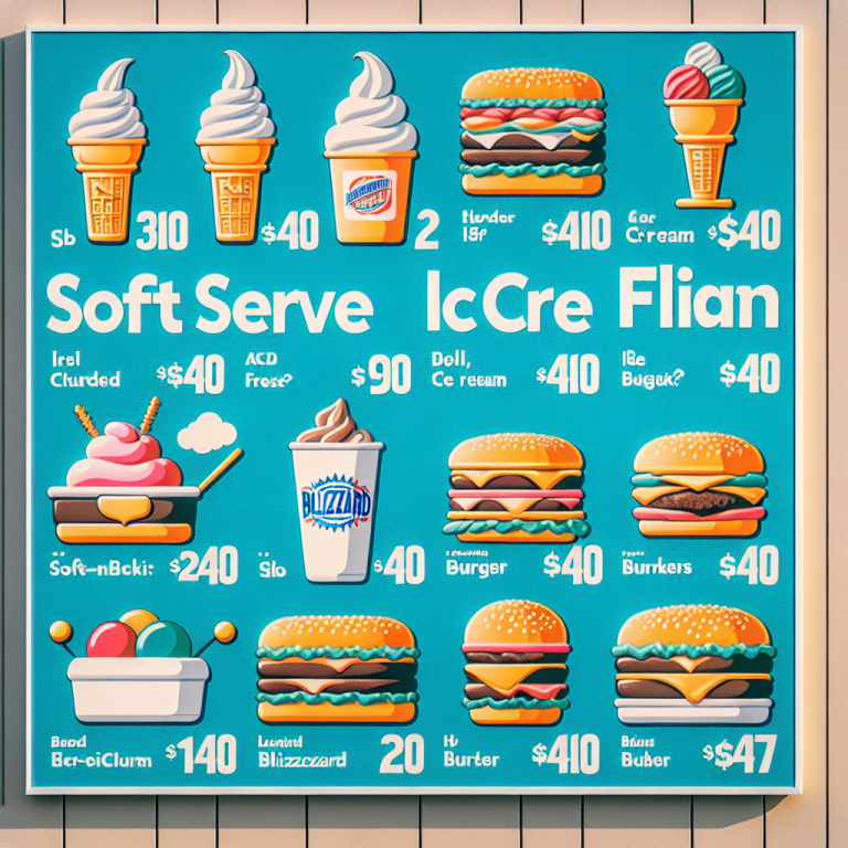 Dairy Queen Menu Prices