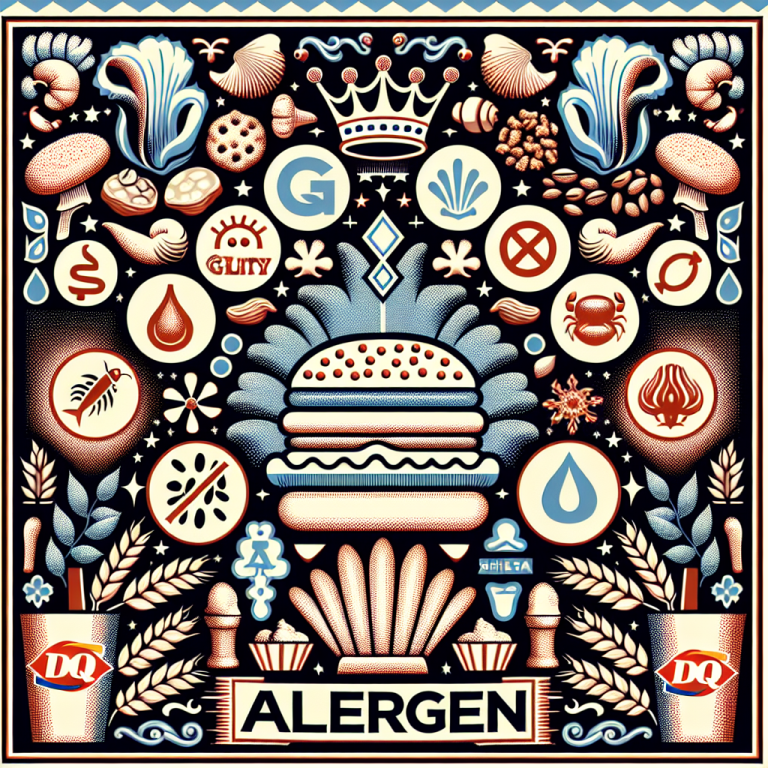 Dairy Queen Allergen Menu