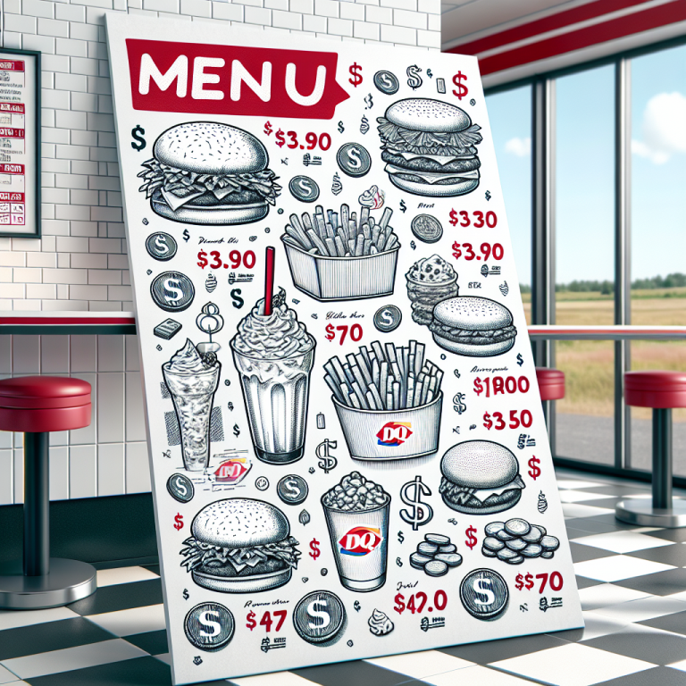 Dairy Queen Menu With Prices Near Me