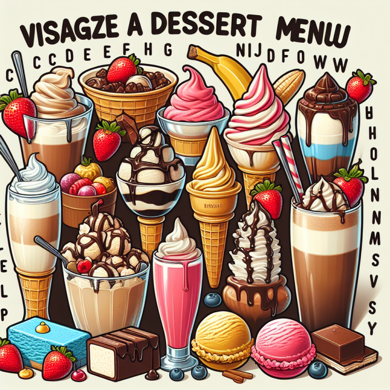 Dairy Queen Dessert Menu