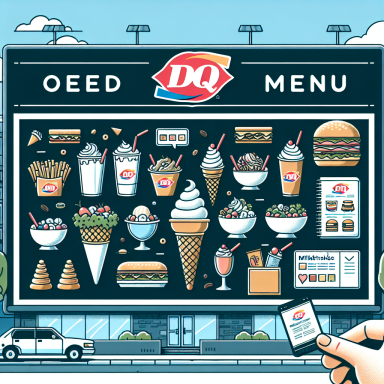 Dairy Queen Near Me Menu