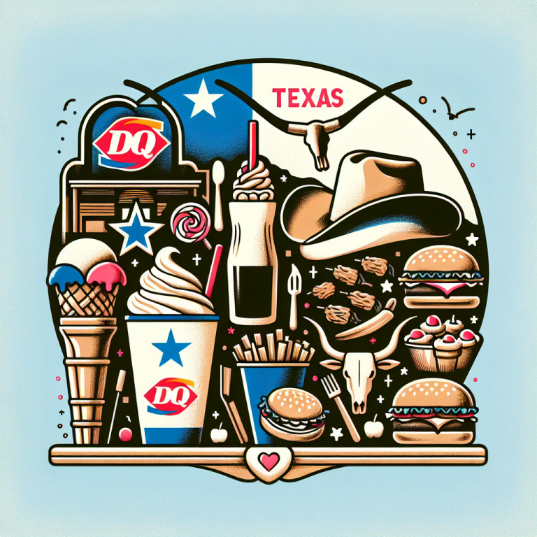 Texas Dairy Queen Menu