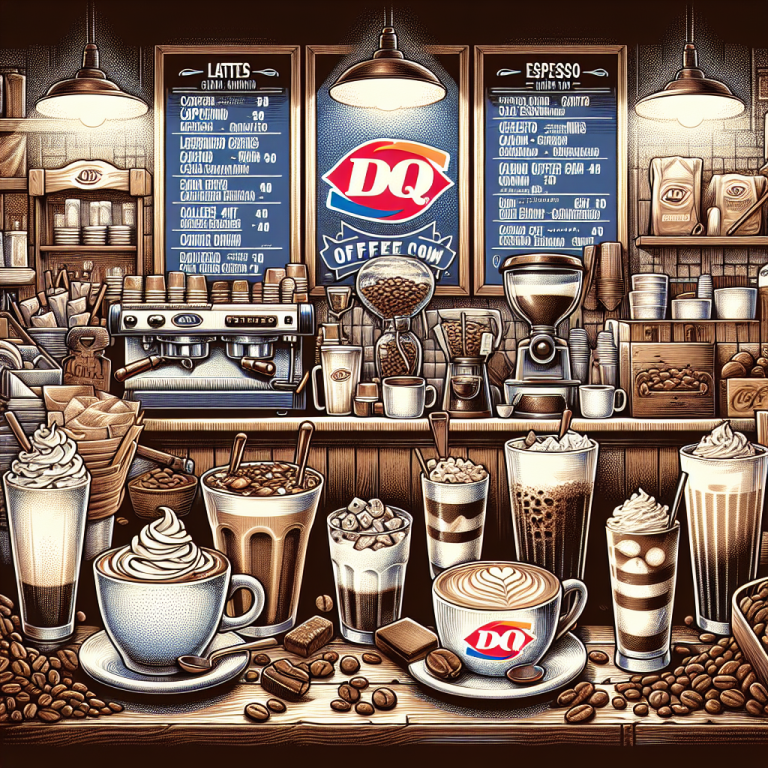 Dairy Queen Coffee Menu