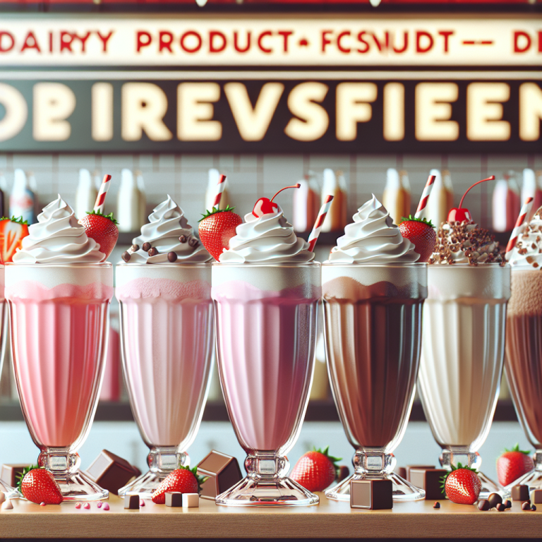 Dairy Queen Milkshake Menu