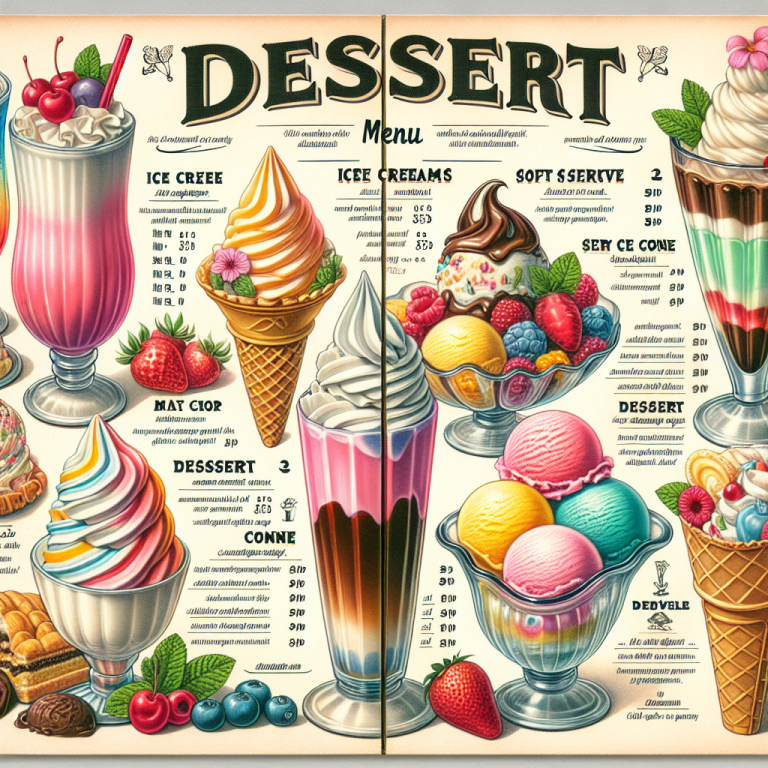 Dairy Queen Treat Menu