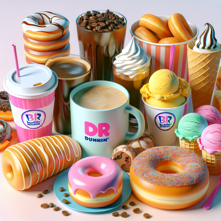 Dunkin Baskin Robbins Menu