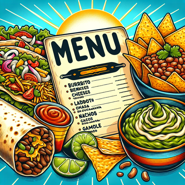 Taco Del Sol Menu