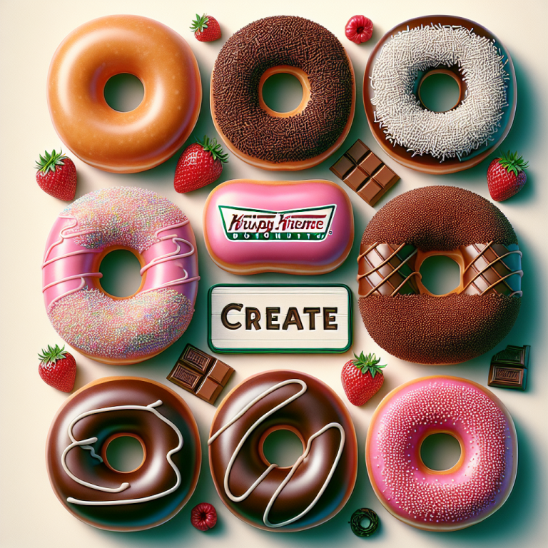 Assorted Krispy Kreme Donuts Menu