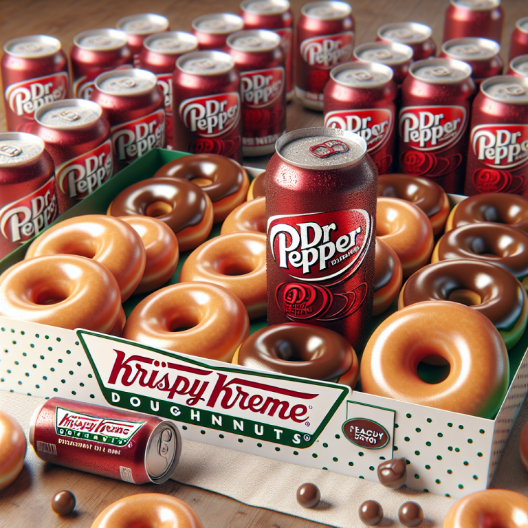 Krispy Kreme Dr Pepper Doughnuts Menu