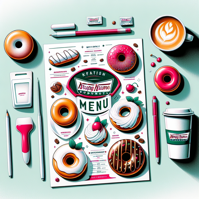 Menu Krispy Kreme Menu