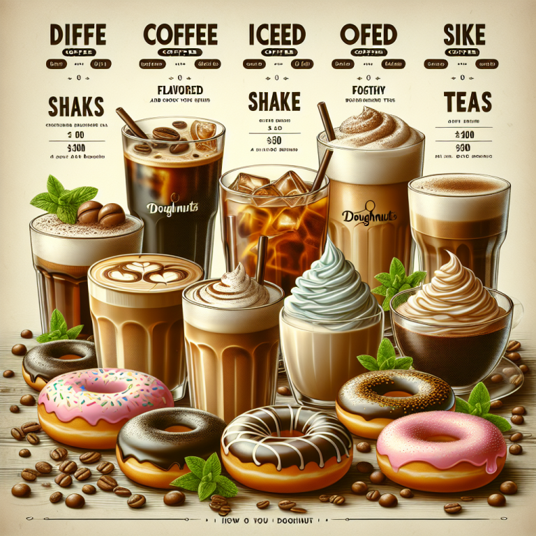 Krispy Kreme Drinks Menu