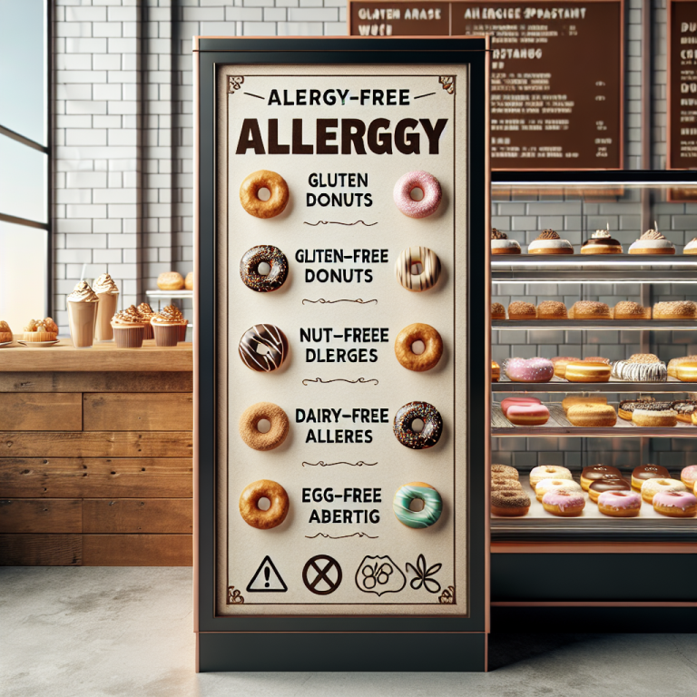 Krispy Kreme Allergy Menu