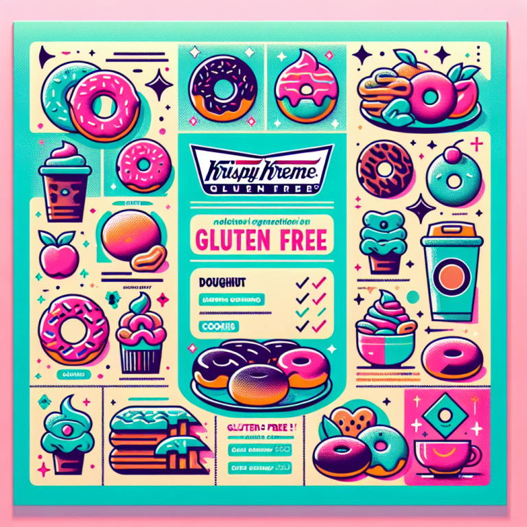 Krispy Kreme Gluten Free Menu