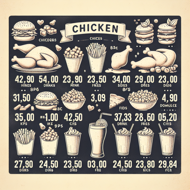 Kfc Menu With Calories