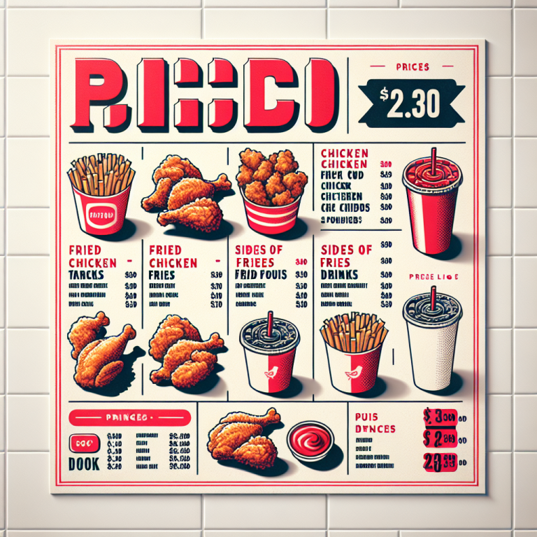 Takeout Kfc Menu With Prices