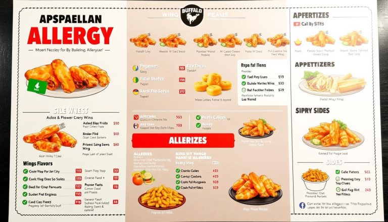 Buffalo Wild Wings Allergy Menu