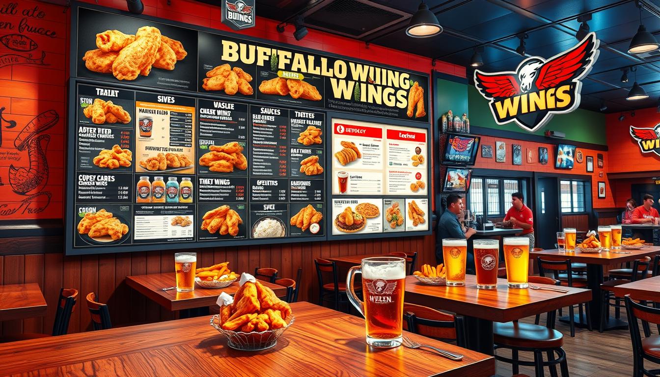 Buffalo Wild Wings Burlington Menu